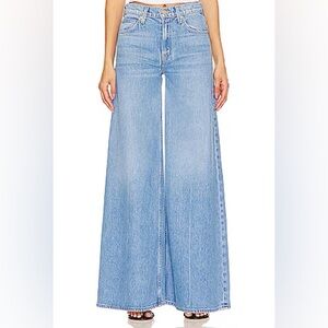 MOTHER Snacks! Flare Jeans in Light Blue